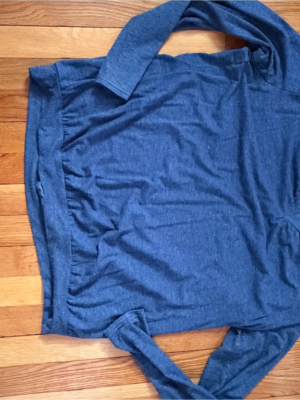 Woman’s Long-Sleeve Crewneck Shirt - Blue